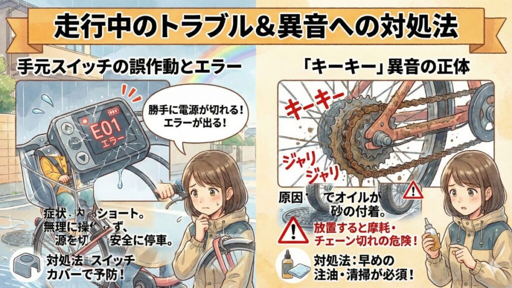 走行中に止まるトラブルや異音への対処法を知ろう