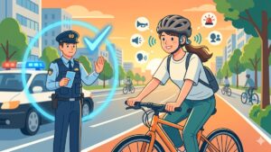 自転車のイヤホンで外音取り込みは違反？2026年改正と対策