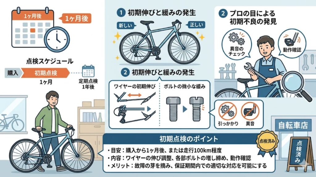 自転車の点検頻度は？新車から定期点検までの基準