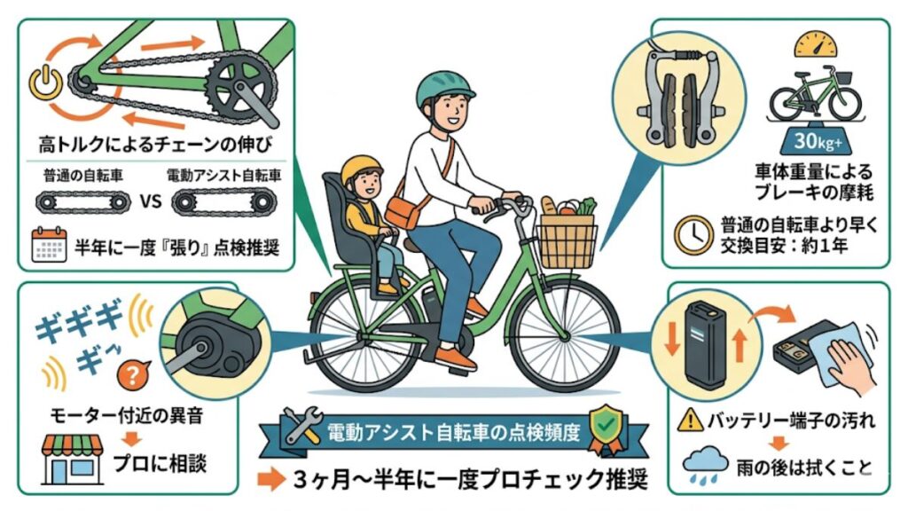車種別で考える自転車の点検頻度とメンテナンス方法