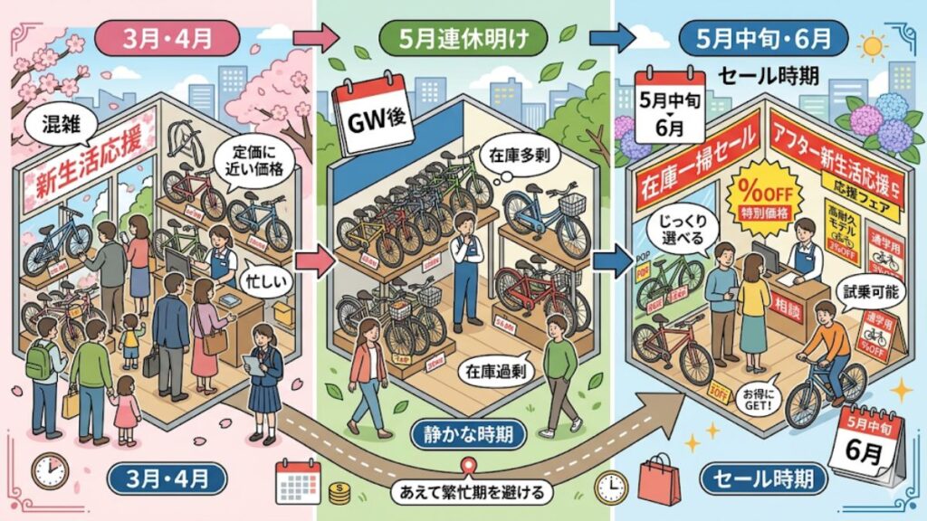 5月の連休明けは在庫一掃セールで安く買うチャンス