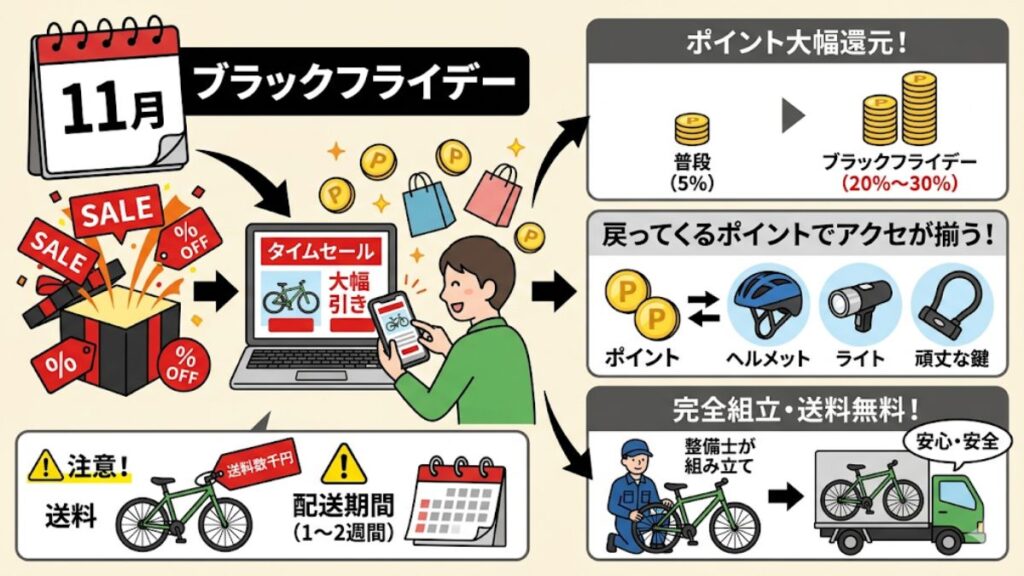 ブラックフライデーがある11月はネット通販が狙い目