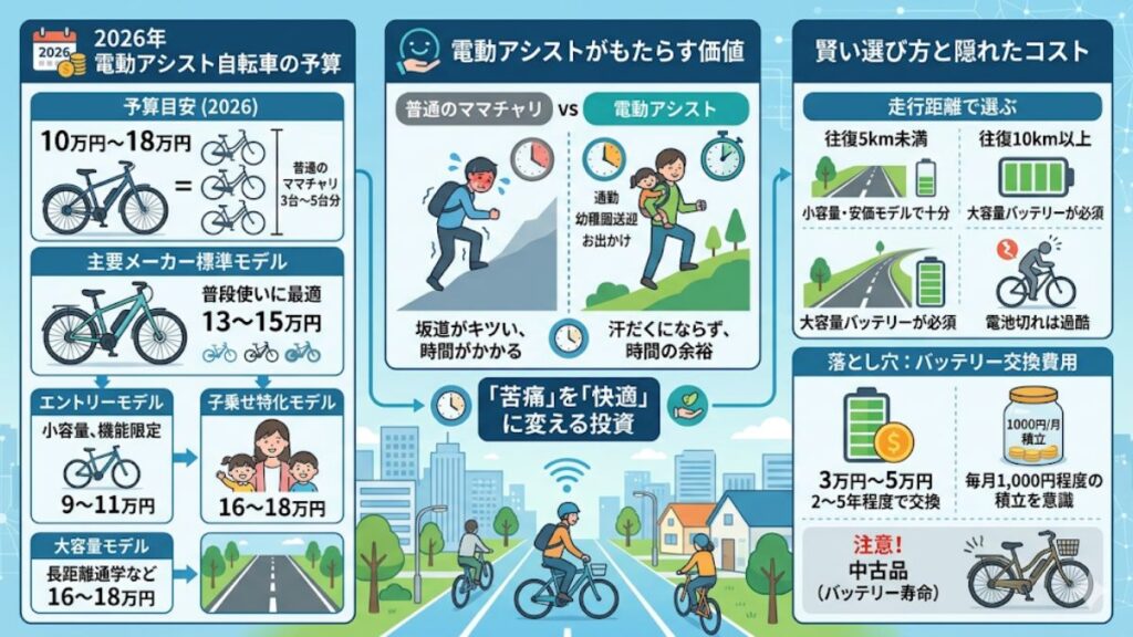 ママチャリの値段相場から考える賢い選び方