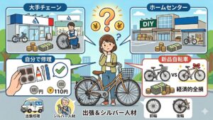 自転車のパンク修理の値段はいくら？店舗別の料金相場を徹底調査