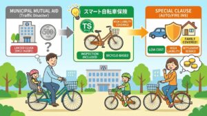 自転車保険の年間500円プランは？義務化対応と損しない選び方